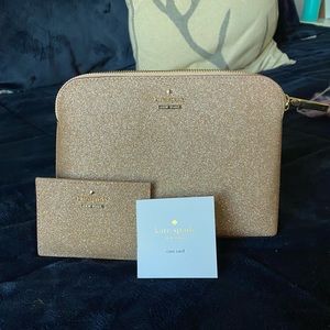 Kate Spade clutch & matching wallet ♠️